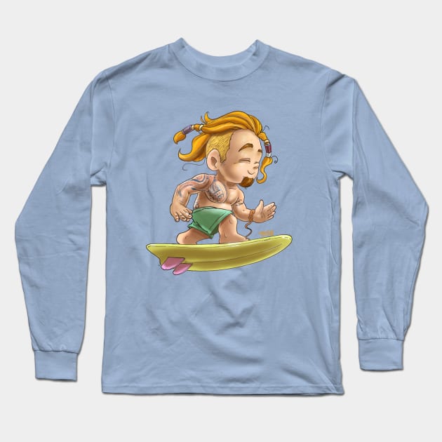 Surfin' Long Sleeve T-Shirt by Schink